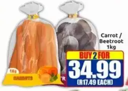 Three Star Cash and Carry Carrot/ Beetroot offer