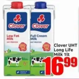 Three Star Cash and Carry Clover UHT Long Life Milk offer