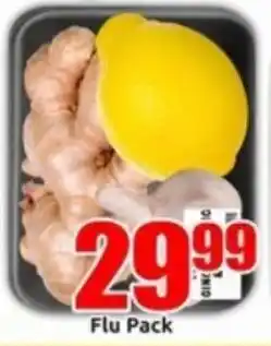 Three Star Cash and Carry Flu Pack offer