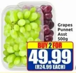 Three Star Cash and Carry Grapes Punnet Asst offer