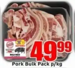 Three Star Cash and Carry Pork Bulk Pack offer