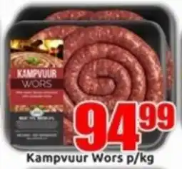 Three Star Cash and Carry Kampvuur Wors offer