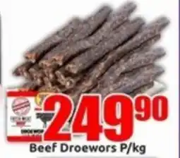 Three Star Cash and Carry Beef Droewors offer