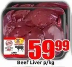 Three Star Cash and Carry Beef Liver offer