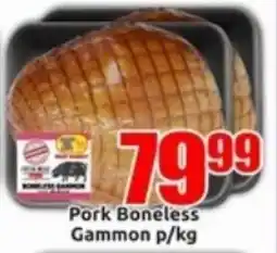 Three Star Cash and Carry Pork Boneless Gammon offer