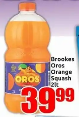 Three Star Cash and Carry Brookes Oros Orange Squash offer