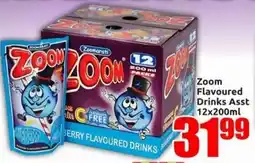 Three Star Cash and Carry Zoom Flavoured Drinks Asst offer