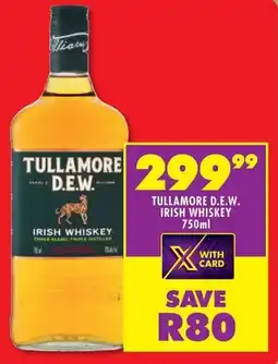 Shoprite Tullamore d.e.w. irish whiskey offer