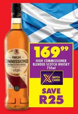 Shoprite High commissioner blended scotch whisky offer