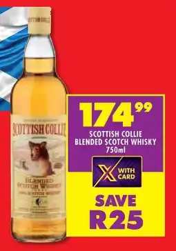 Shoprite Scottish collie blended scotch whisky offer