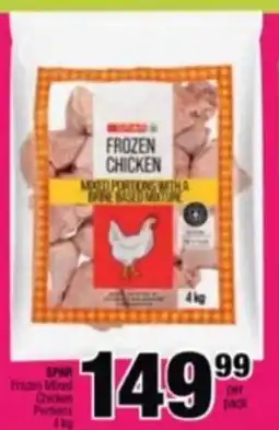 Spar Savemor SPAR Frozen Mixed Chicken Portions offer