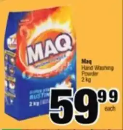 Spar Savemor Maq Hand Washing Powder offer