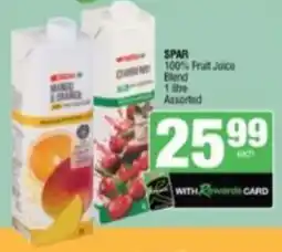 Spar Savemor SPAR 100% Fruit Juice Blend Assorted offer