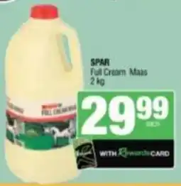 Spar Savemor SPAR Full Cream Maas offer