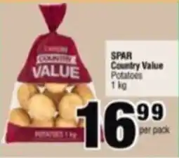 Spar Savemor SPAR Country Value Potatoes offer