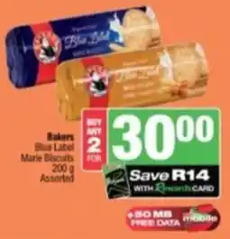 Spar Savemor Bakers Blue Label Marie Biscuits Assorted offer