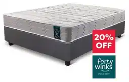 The Bed Store Forty Winks SleepTribe Bestie Firm Comfort Double Bed Set offer