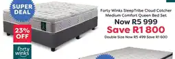 The Bed Store Forty Winks SleepTribe Cloud Catcher Medium Comfort Queen Bed Set offer