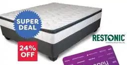 The Bed Store Restonic Solaris Pillow Top Medium Comfort Queen Bed Set offer