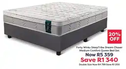 The Bed Store Forty Winks SleepTribe Dream Chaser Medium Comfort Queen Bed Set offer