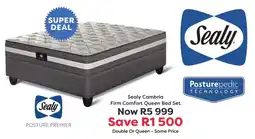 The Bed Store Sealy Cambria Firm Comfort Queen Bed Set offer