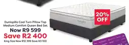 The Bed Store Dunlopillo Cool Turn Pillow Top Medium Comfort Queen Bed Set offer