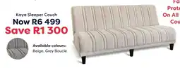 The Bed Store Kaya Sleeper Couch offer