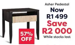 The Bed Store Asher Pedestal offer