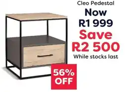 The Bed Store Cleo Pedestal offer