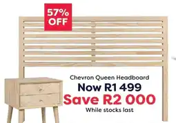 The Bed Store Chevron Queen Headboard offer