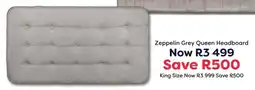 The Bed Store Zeppelin Grey Queen Headboard offer
