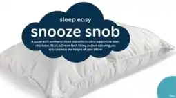 The Bed Store Forty Winks Snooze Snob Adjustable Pillow offer