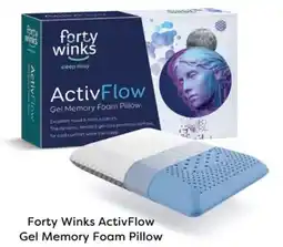 The Bed Store Forty Winks ActivFlow Gel Memory Foam Pillow offer