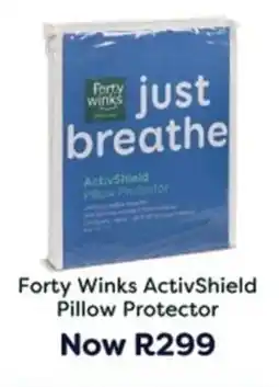 The Bed Store Forty Winks ActivShield Pillow Protector offer