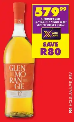 Shoprite Liquor Glenmorangie 12-year-old single malt scotch whisky offer