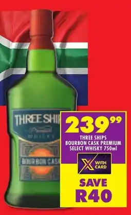 Shoprite Liquor Three ships bourbon cask premium select whisky offer