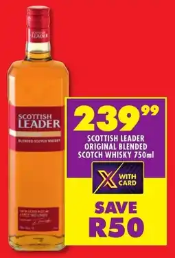 Shoprite Liquor Scottish leader original blended scotch whisky offer