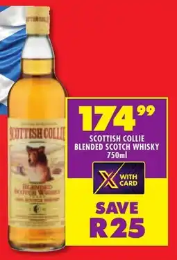 Shoprite Liquor Scottish collie blended scotch whisky offer