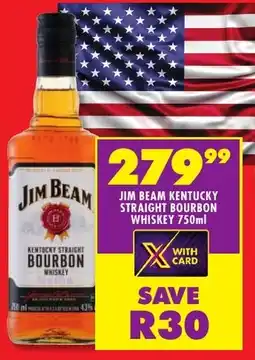 Shoprite Liquor Jim beam kentucky straight bourbon whiskey offer