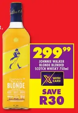 Shoprite Liquor Johnnie walker blonde blended scotch whisky offer