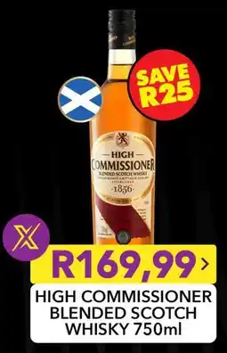 Shoprite High commissioner blended scotch whisky offer
