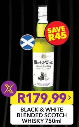 Shoprite Black & white blended scotch whisky offer