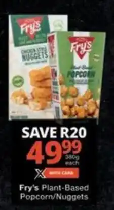 Checkers Hyper Fry's Plant-Based Popcorn/Nuggets offer