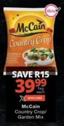 Checkers Hyper McCain Country Crop/ Garden Mix offer