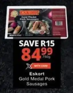 Checkers Hyper Eskort Gold Medal Pork Sausages offer