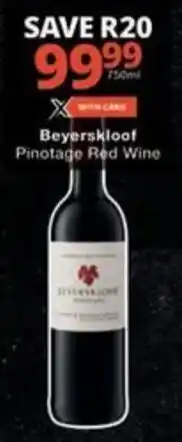 Checkers Hyper Beyerskloof Pinotage Red Wine offer