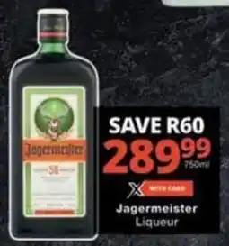 Checkers Hyper Jagermeister Liqueur offer