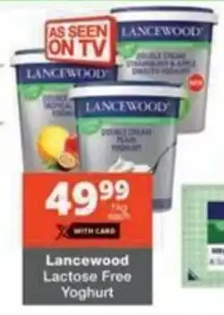 Lancewood Lactose Free Yoghurt