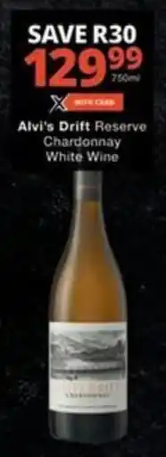 Alvi's Drift Reserve Chardonnay White Wine