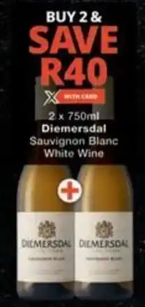 Checkers Hyper Diemersdal Sauvignon Blanc White Wine offer
